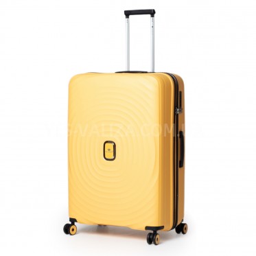 Валіза велика L поліпропілен жовта 76х52х30/107л/3.8кг/Snowball 35203