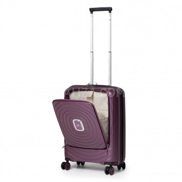 Чемодан ручная кладь S полипропилен фиолет 55х38х20/35л/2.8кг/Snowball