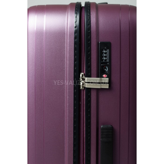 Чемодан средний M полипропилен фиолет 66х45х27/72л/3кг/Snowball 35203, фото 8