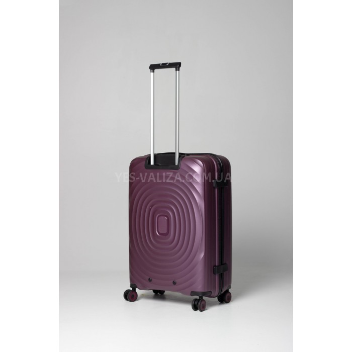 Валіза середня M поліпропілен фіолет 66х45х27см/72л/3кг/Snowball 35203, фото 3