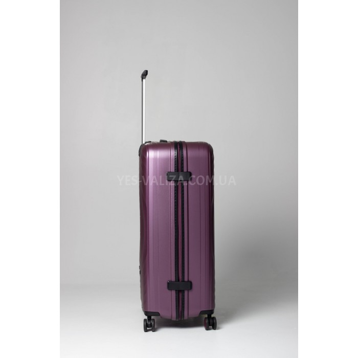 Чемодан большой L полипропилен фиолет 76х52х30/107л/3.8кгSnowbal 35203, фото 5