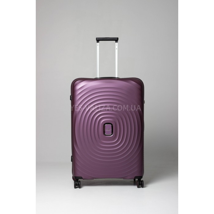 Чемодан большой L полипропилен фиолет 76х52х30/107л/3.8кгSnowbal 35203, фото 2