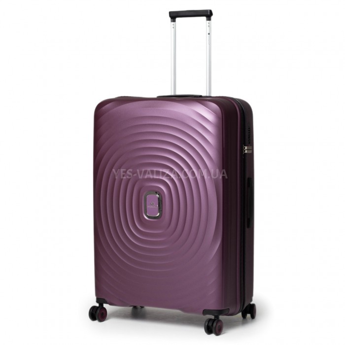 Чемодан большой L полипропилен фиолет 76х52х30/107л/3.8кгSnowbal 35203, фото 1