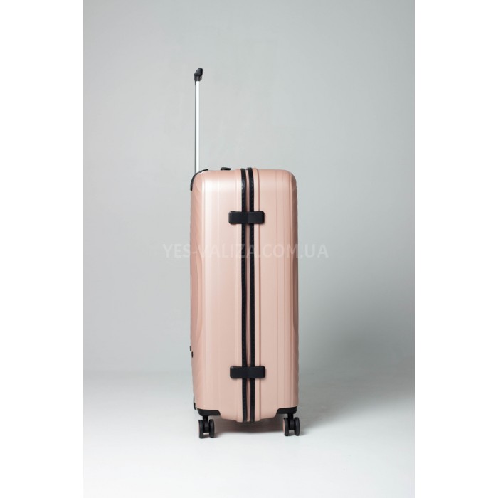 Валіза велика L поліпропілен пудра 76х52х30/107л/3.8кг/Snowball 35203, фото 5