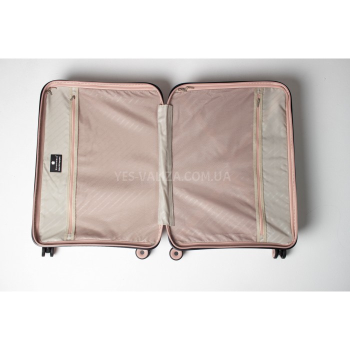 Валіза велика L поліпропілен пудра 76х52х30/107л/3.8кг/Snowball 35203, фото 10
