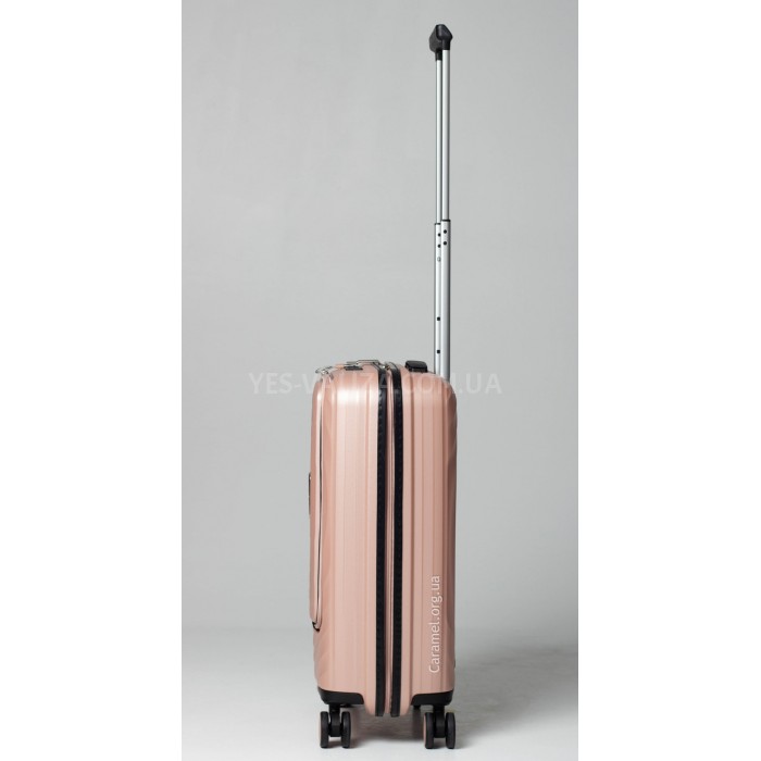 Валіза ручна поклажа S поліпропілен пудра 55х38х20/35л/2.8кг/Snowball, фото 5