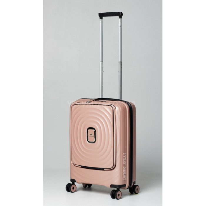 Чемодан ручная кладь S полипропилен пудра 55х38х20/35л/2.8кг/Snowball, фото 3