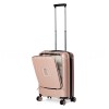 Чемодан ручная кладь S полипропилен пудра 55х38х20/35л/2.8кг/Snowball, фото 10