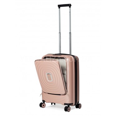 Чемодан ручная кладь S полипропилен пудра 55х38х20/35л/2.8кг/Snowball