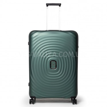 Чемодан большой L полипропилен зелён 76х52х30/107л/3.8кг/Snowbal 35203