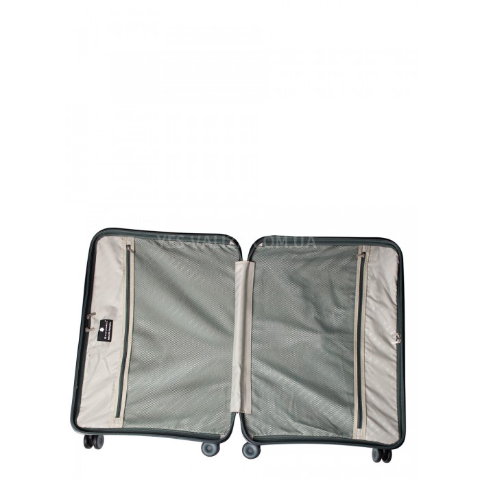 Валіза середня M поліпропілен зелена 66х45х27см/72л/3кг/Snowball 35203, фото 9