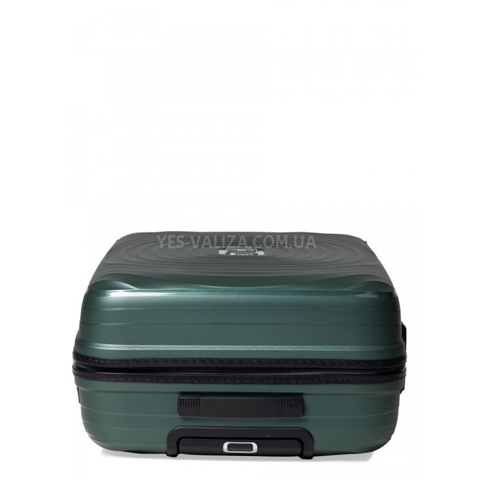 Валіза середня M поліпропілен зелена 66х45х27см/72л/3кг/Snowball 35203, фото 6