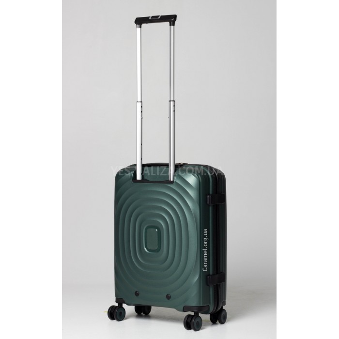 Чемодан ручная кладь S полипропилен зелёный 55х38х20/35л/2.8кг/Snowbal, фото 4
