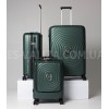 Чемодан ручная кладь S полипропилен зелёный 55х38х20/35л/2.8кг/Snowbal, фото 19
