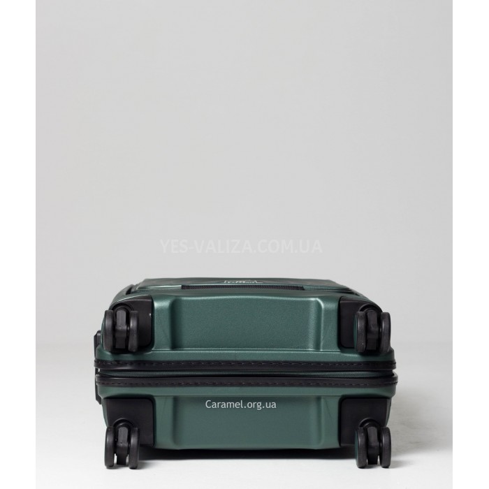 Чемодан ручная кладь S полипропилен зелёный 55х38х20/35л/2.8кг/Snowbal, фото 8