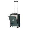 Валіза ручна поклажа S поліпропілен зелена 55х38х20/35л/2.8кг/Snowball, фото 11