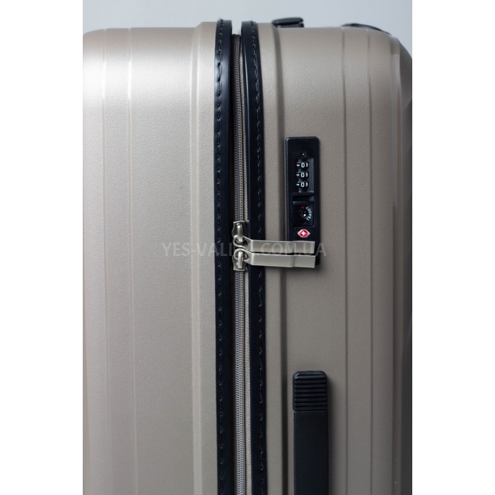 Чемодан большой L полипропилен шампань 76х52х30/107л/3.8кгSnowbal35203, фото 8