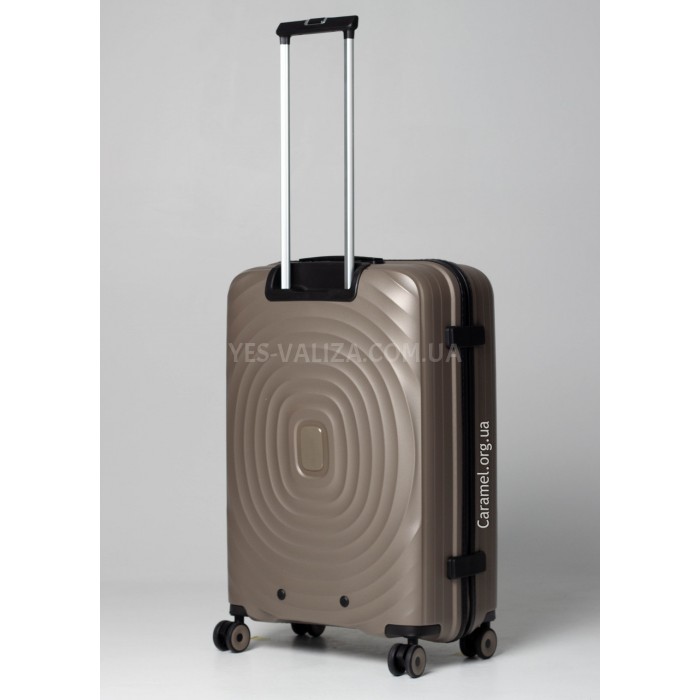 Валіза середня M поліпропілен шампань 66х45х27/72л/3кг/Snowball 35203, фото 3