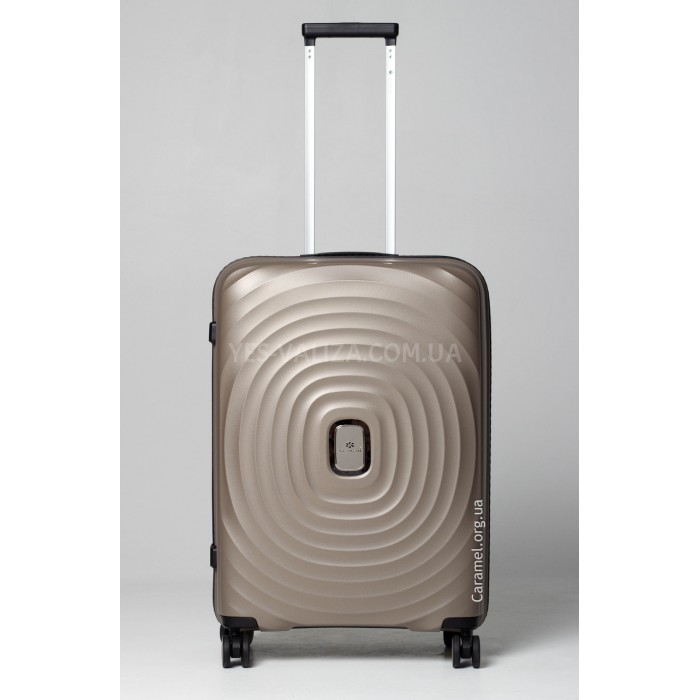 Чемодан средний M полипропилен шампань 66х45х27/72л/3кг/Snowball 35203, фото 2