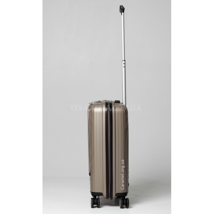Валіза ручна поклажа S поліпропілен шампань 55х38х20/35л/2.8кг/Snowbal, фото 5