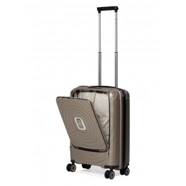 Чемодан ручная кладь S полипропилен шампань 55х38х20/35л/2.8кг/Snowbal