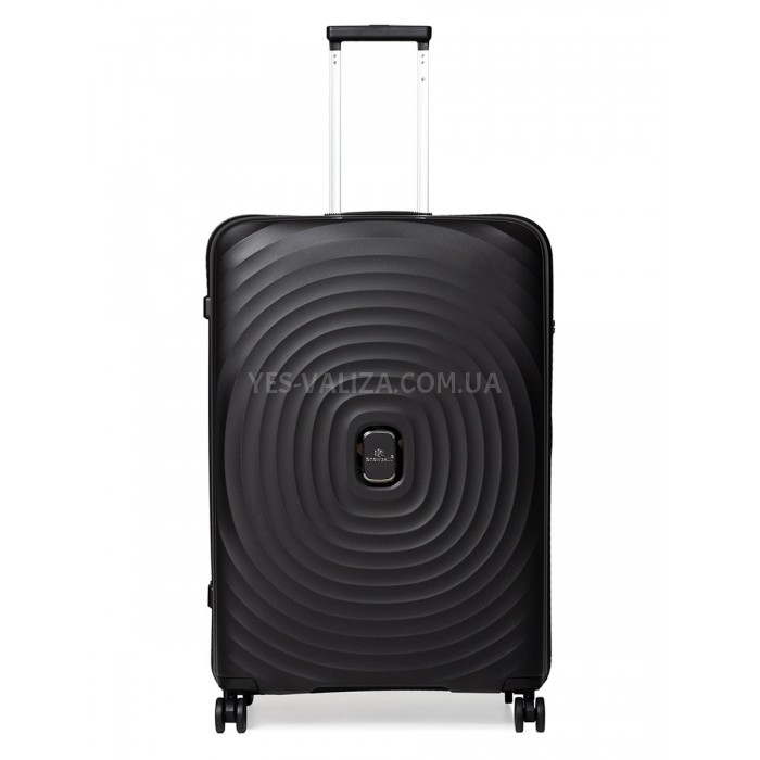Чемодан большой L полипропилен чёрный 76х52х30/107л/3.8кгSnowbal 35203, фото 2