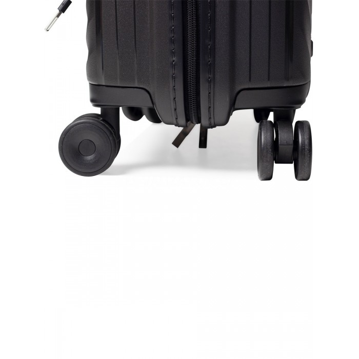 Валіза середня M поліпропілен чорна 66х45х27см/72л/3кг/Snowball 35203, фото 9