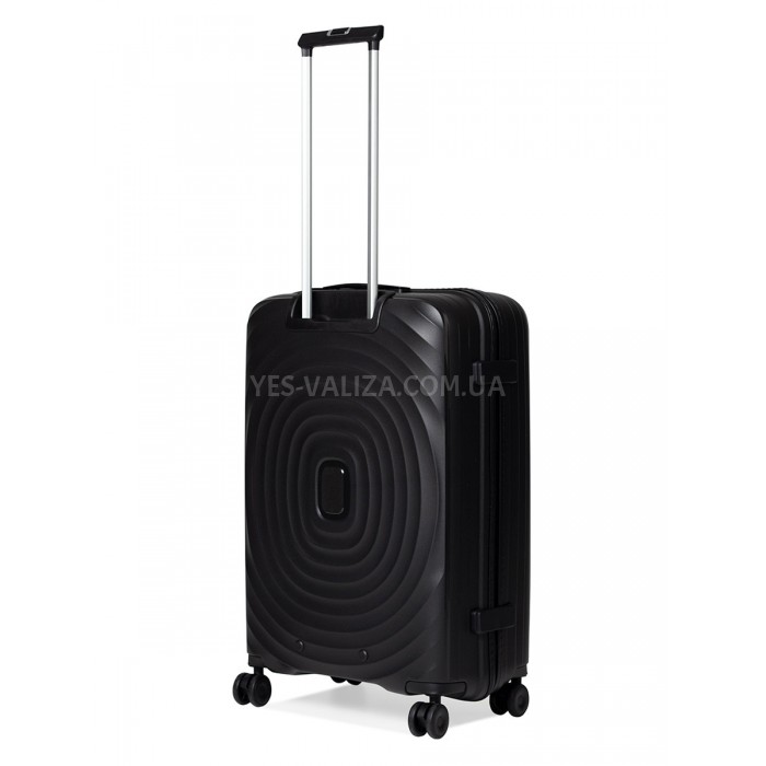 Чемодан средний M полипропилен чёрный 66х45х27/72л/3кг/Snowball 35203, фото 3