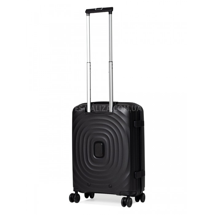 Валіза ручна поклажа S поліпропілен чорна 55х38х20/35л/2.8кг/Snowball, фото 4
