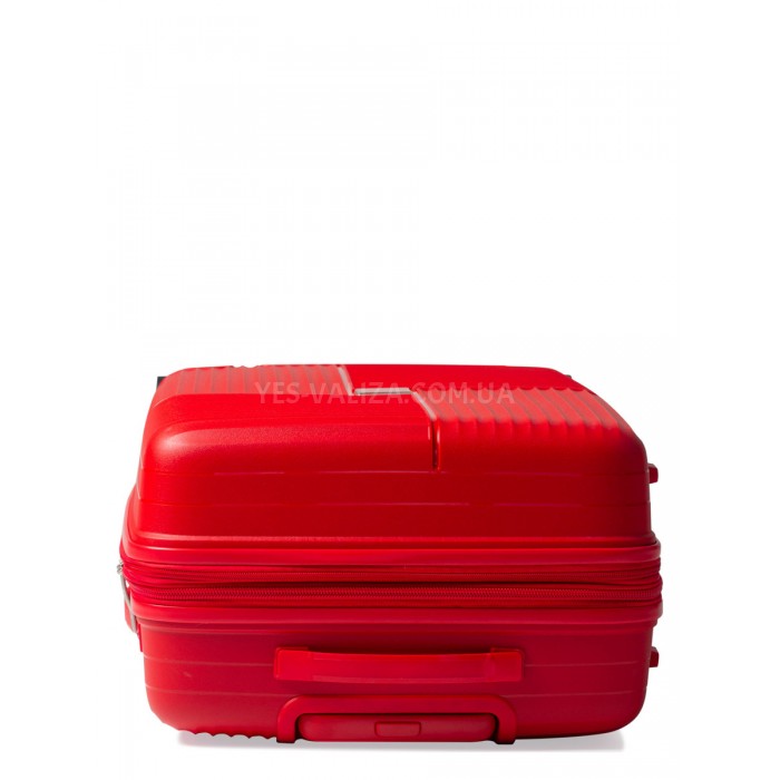 Чемодан средний M полипропилен красный 66х46х27+5см/84л/3.7кг/Snowball, фото 7