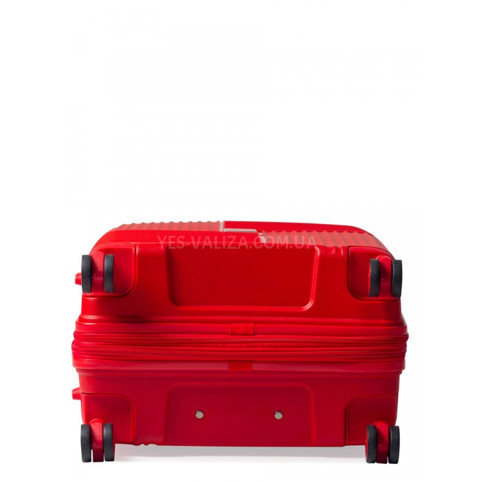 Чемодан средний M полипропилен красный 66х46х27+5см/84л/3.7кг/Snowball, фото 8