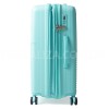 Валіза велика L поліпропілен бірюза 76х52х31(+5)см/125л/4.6кг/Snowball, фото 16