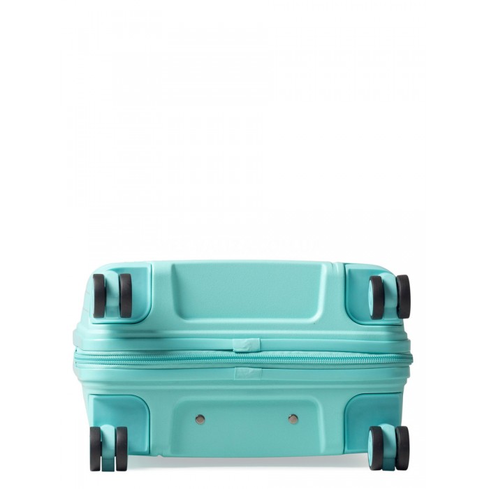Валіза ручна поклажа поліпропілен бірюза 55х36х20см/35л/2.7кг/Snowball, фото 7