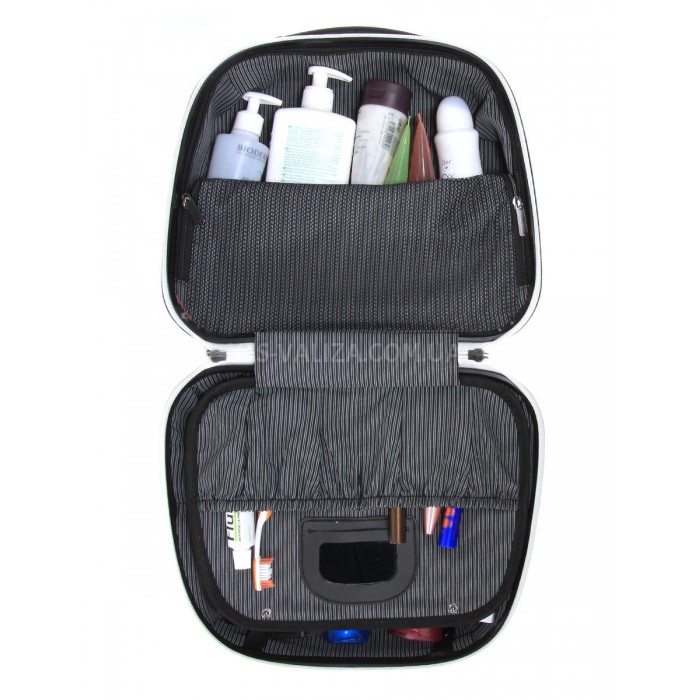 Кейс(ручная кладь) BC полипропилен белый 36х32х17/16л/1.1кг/Snowball, фото 9