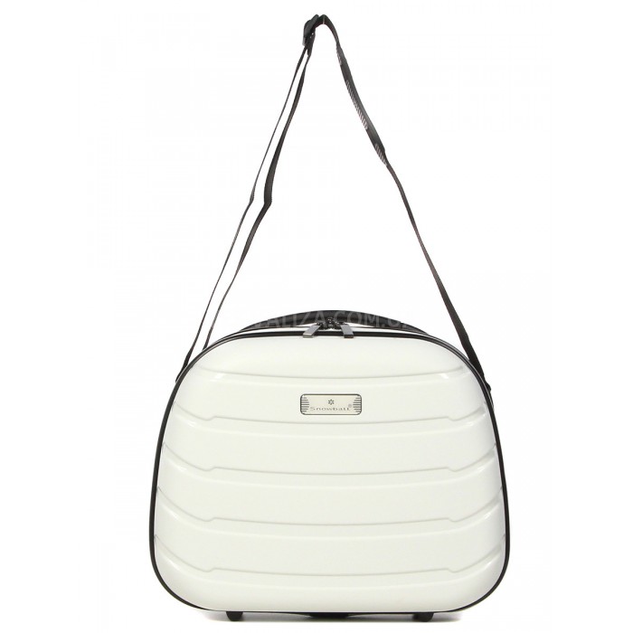 Кейс(ручная кладь) BC полипропилен белый 36х32х17/16л/1.1кг/Snowball, фото 4