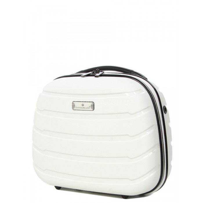 Кейс(ручна поклажа) BC поліпропілен білий 36х32х17/16л/1.1кг/Snowball, фото 1