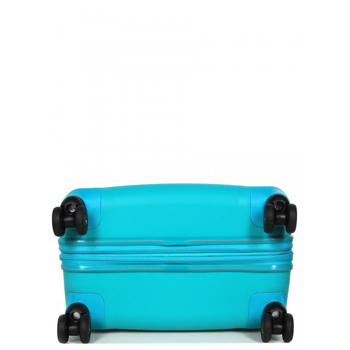 Валіза велика L поліпропілен бірюза 77х52х31+5/128л/5кг/Snowball 61303, фото 8