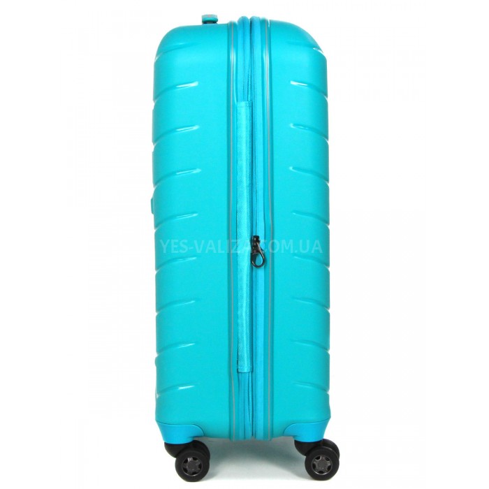 Валіза велика L поліпропілен бірюза 77х52х31+5/128л/5кг/Snowball 61303, фото 5