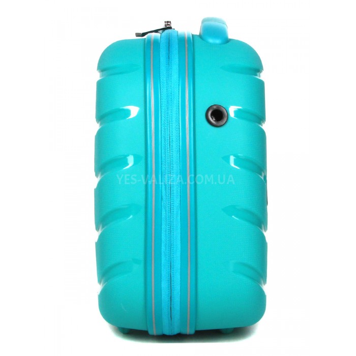 Кейс(ручная кладь) BC полипропилен бирюза 36х32х17/16л/1.1кг/Snowball, фото 4