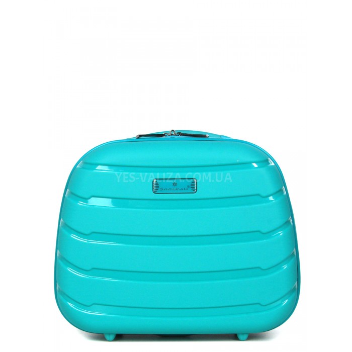 Кейс(ручна поклажа) BC поліпропілен бірюза 36х32х17/16л/1.1кг/Snowball, фото 2