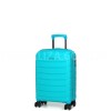 Чемодан ручная кладь Sполипропилен бирюза 55х37х20см/36л/2.8кг/Snowbal, фото 12