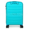 Чемодан ручная кладь Sполипропилен бирюза 55х37х20см/36л/2.8кг/Snowbal, фото 13