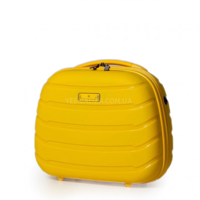 Кейс(ручна поклажа) BCполіпропілен жовтий 36х32х17/16л/1.1кг/Snowball, фото 1