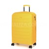 Валіза велика L поліпропілен жовта 77х52х31+5/128л/5кг/Snowball 61303, фото 12