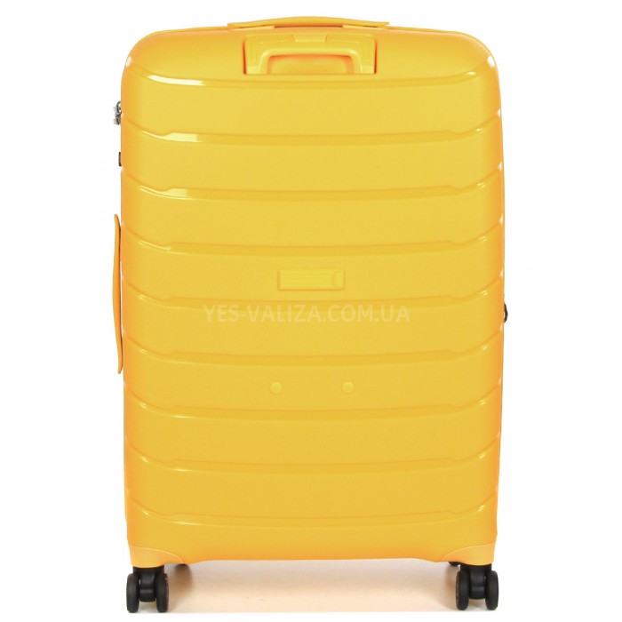 Валіза велика L поліпропілен жовта 77х52х31+5/128л/5кг/Snowball 61303, фото 3
