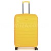 Чемодан большой L полипропилен жёлтый 77х52х31+5/128л/5кг/Snowbal61303, фото 11