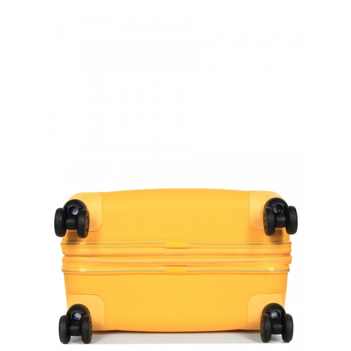 Чемодан средний M полипропилен жёлтый 67х45х26+5/83л/4кг/Snowbal 61303, фото 8