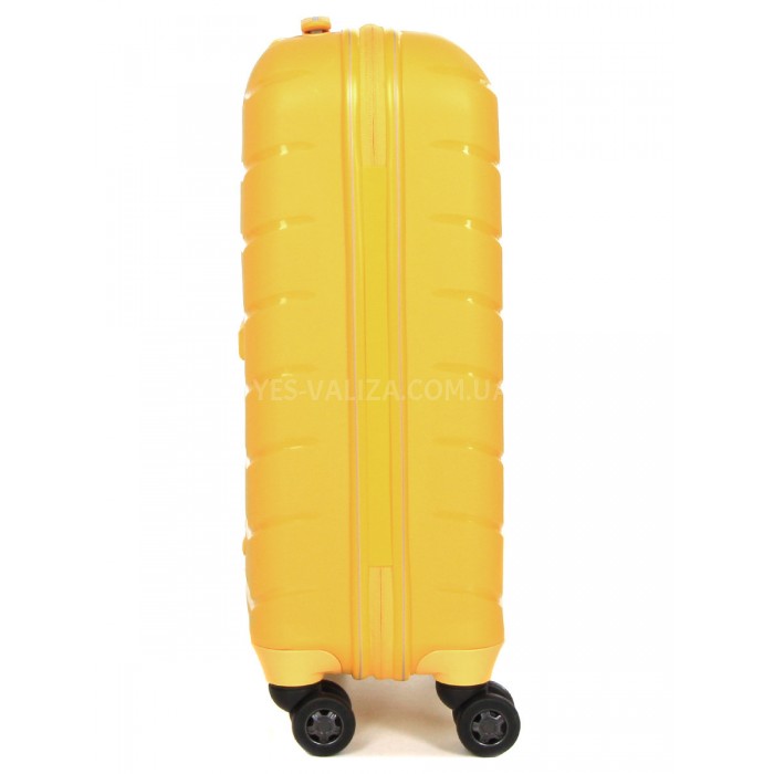 Валіза ручна поклажа S поліпропілен жовта 55х37х20см/36л/2.8кг/Snowbal, фото 5