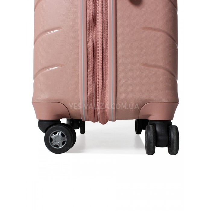 Валіза велика L поліпропілен пудра 77х52х31+5/128л/5кг/Snowball 61303, фото 9