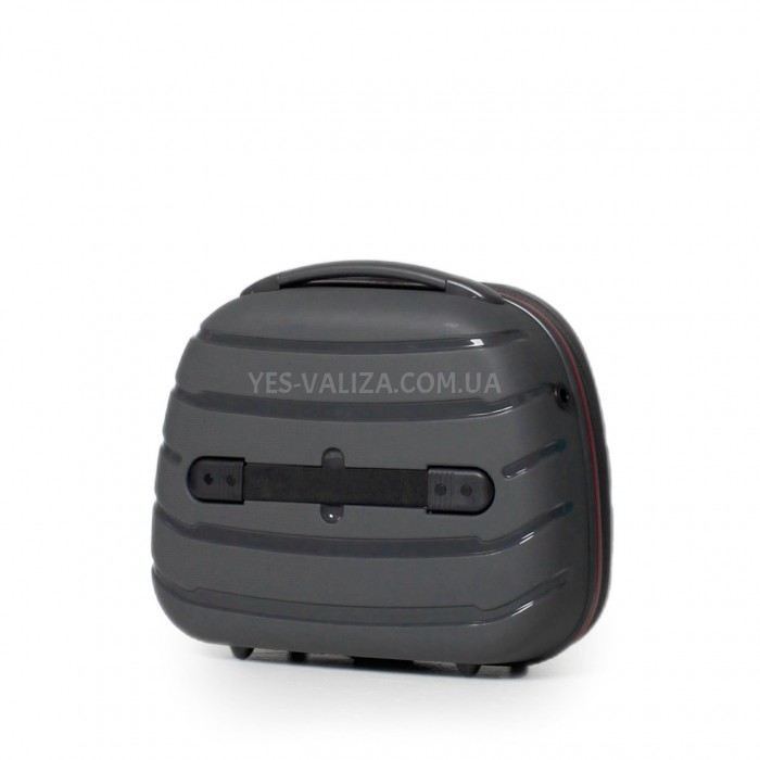 Кейс(ручна поклажа) BC поліпропілен сірий 36х32х17/16л/1.1кг/Snowball, фото 3